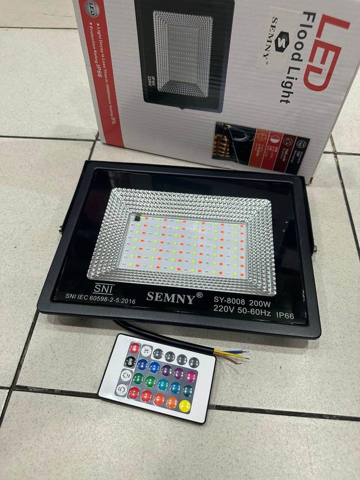 Lampu Sorot Led RGB 50 Watt 50W warna warni