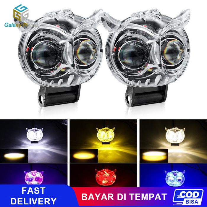 Lampu Tembak Motor Mobil /lampu Sorot Led/lampu Sorot Owl 2 Led Dc 12-24v 40w lampu warna-warni/lamp