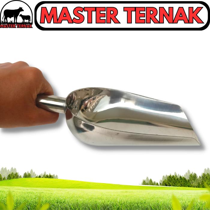 Sendok Pakan Ternak - Sekrop Pakan - Untuk kambing domba kelinci - 2 Varian