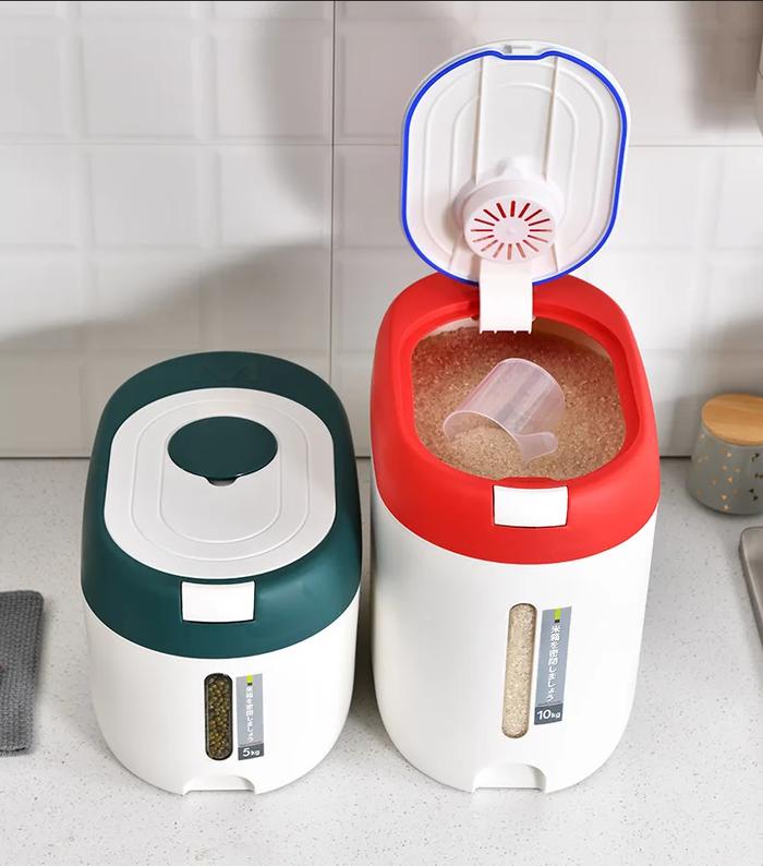 Wadah Beras Dispenser Beras Tempat Beras 5 Kg / Despenser Beras Tempat Penyimpanan Beras / Dispenser
