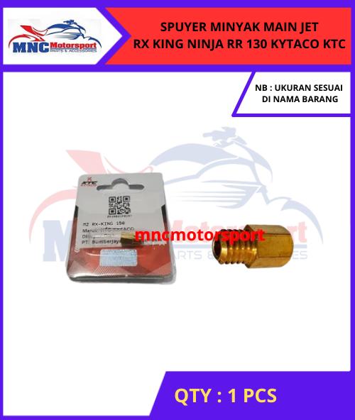 SPUYER MINYAK MAIN JET RX KING NINJA RR 130 KYTACO KTC