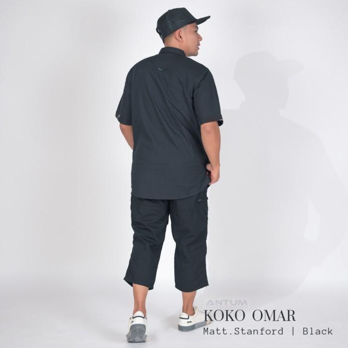 Koko Omar List Army Antum - Koko Omar - Kurta - Kemeja - Black