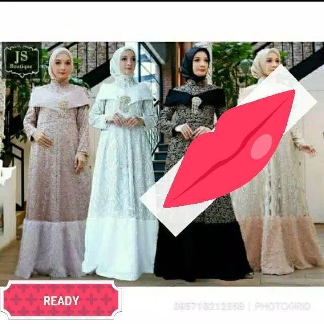 NEW COLLECTIN!! GAUN PESTA GAMIS MUSLIMAH MEWAH DRESS JS COLLECTION