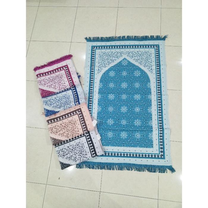 SAJADAH DEWASA SAJADAH JUMBO TURKI TURKEY BAHAN SUEDE KANEBO BESAR UKURAN 70X110