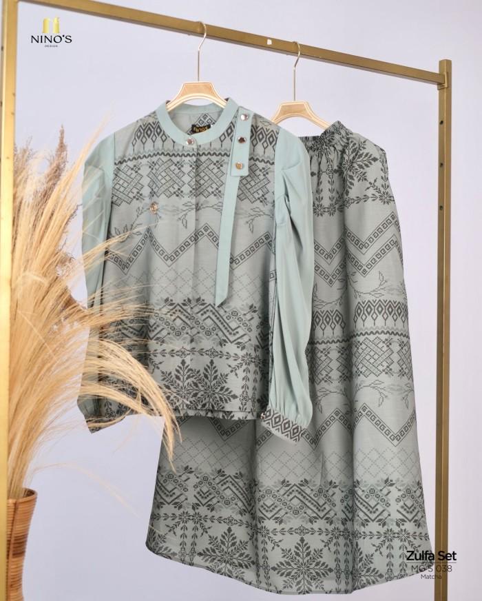 NEW COLLECTIN!! SETELAN BAJU TUNIK KEMEJA ROK PANJANG WANITA MUSLIM PREMIUM BRANDED . OOTD. ONE SET 