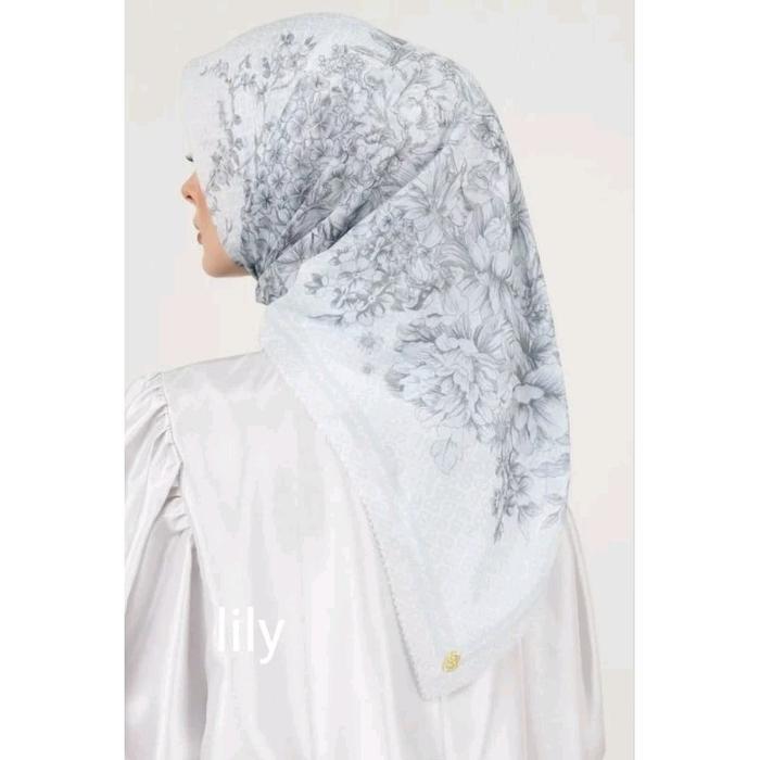BUTTONSCARVES FLORESCENT MALAYSIA SQUARE VOAL