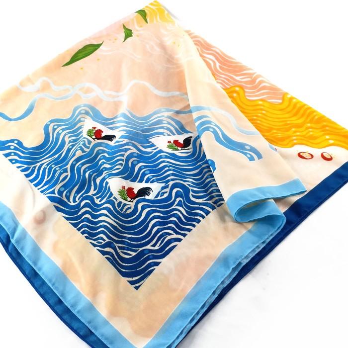 SCARF IGOR SUNSET VOILE MIE GORENG INSTAN TELUR HIJAB VOAL PREMIUM