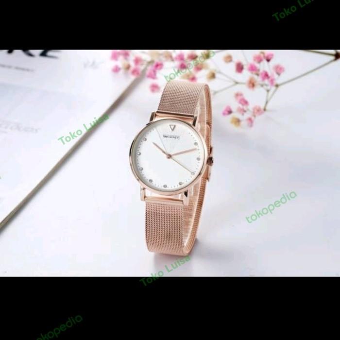 JAM TANGAN ROSE GOLD ANTI AIR JIMS HONEY