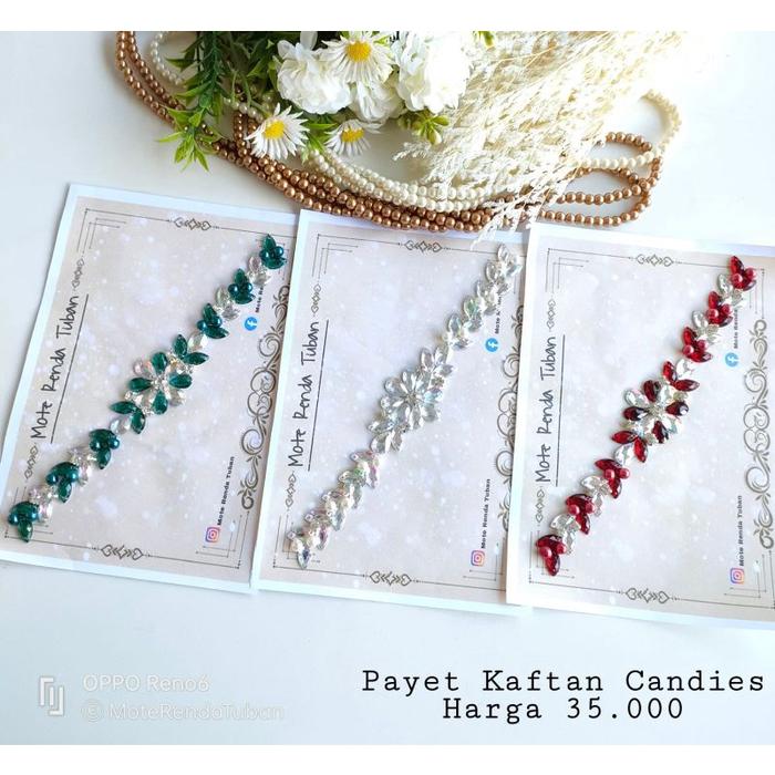 Payet Kaftan Candies | Payet Kristal Jahit