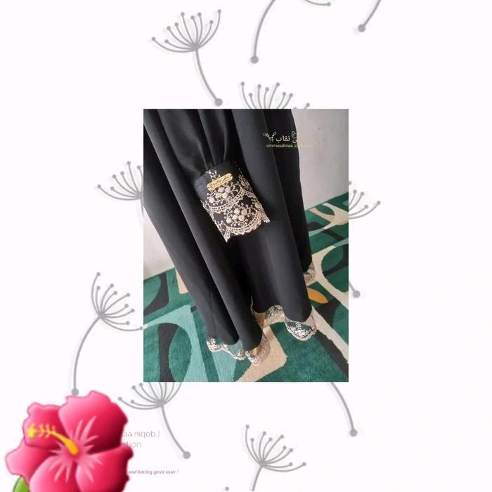 KHIMAR TANGAN RENDA TILE GOLD MANSET RENDA GOLD REZT