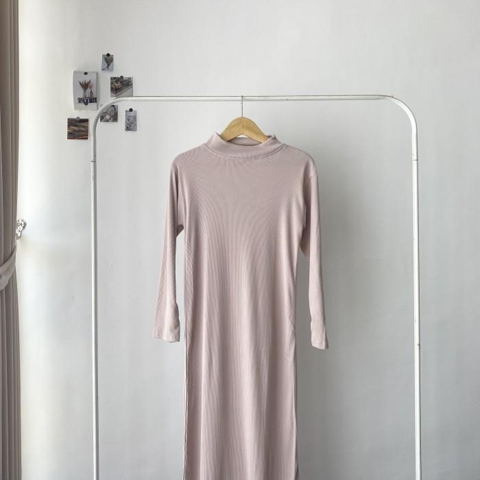 DIJUAL Anzel Inner Dress | Inner Dress Lengan panjang[YEPPUOUTFIT] - Ash BrownTERLARISS