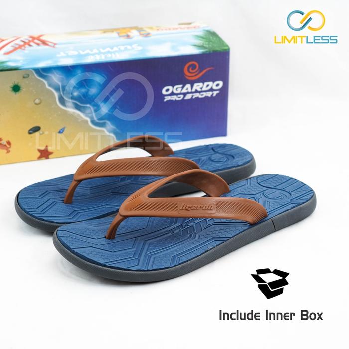Produk Limitless - Ogardo Sandal Cowok Jepit Karet Phylon Tahan Air - Size 39-44 Barang Berkwalitas