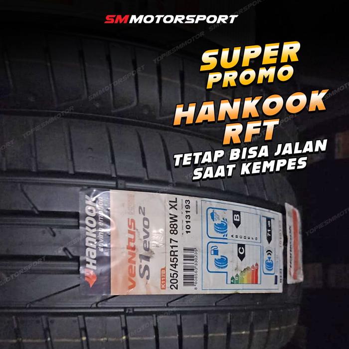Hankook Ventus S1 Evo 2 205 45 R17 17 Ban Mobil RFT MX5 Mini