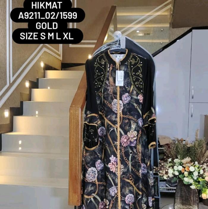 HIKMAT ABAYA & SCARF A9211-02