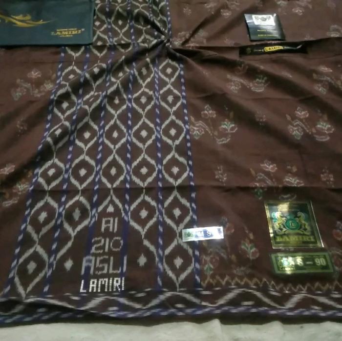 PRODUK TERBARU SARUNG LAMIRI MST S90 JAHIT TENGAH - ORIGINAL PENENUN - DEWASA, KAIN, PRIA, HIJAU, NY
