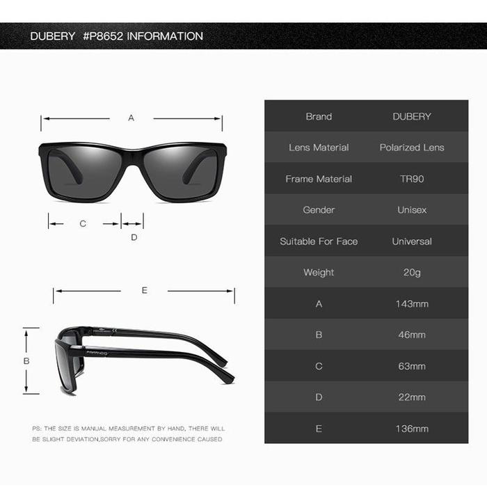 N5 Kacamata pria polarized paranoid three fullset