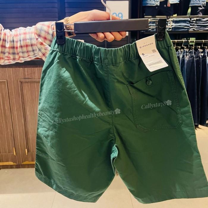 PRODUK TERBARU GIORDANO DRAWSTING CELANA PENDEK GIORDANO PRIA SIGNATURE DARK PINE READYY