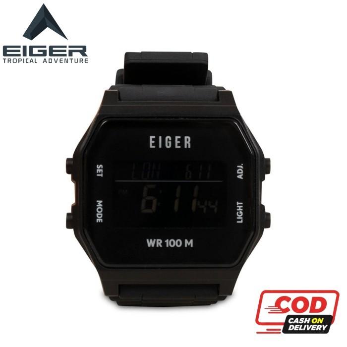 Jam Tangan Eiger Provo Watch Black Original Murah Jam Provo Hitam