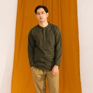 PROMO HAJJ Army by KAUM ADAM - Kemeja koko modern bahan premium