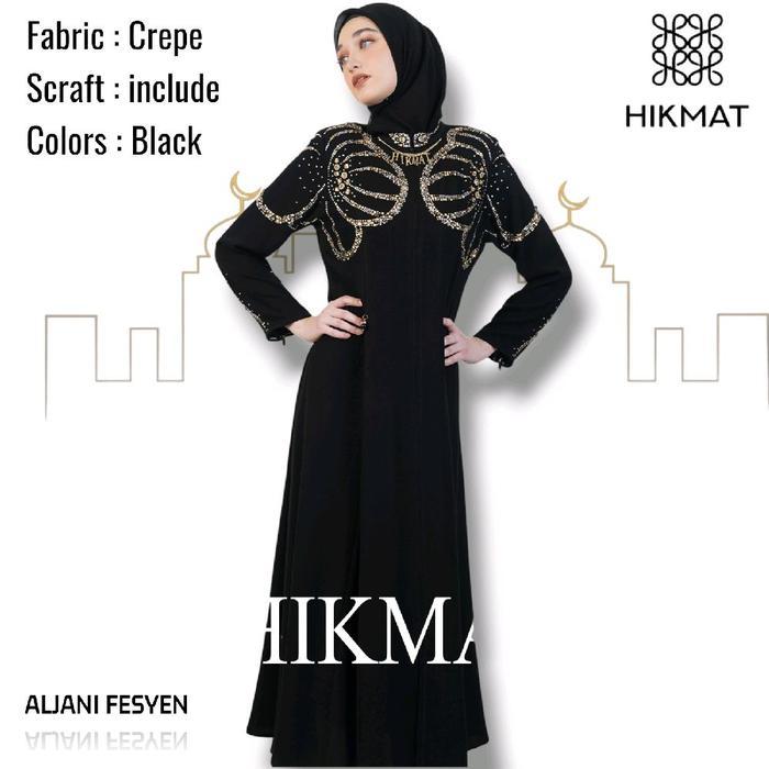ABAYA HIKMAT FASHION ORIGINAL A6265