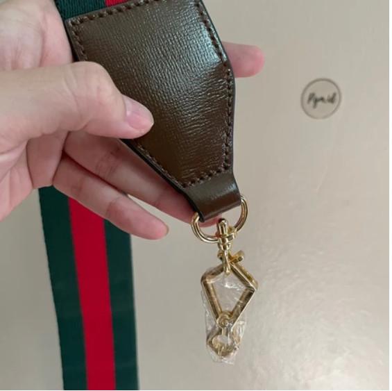 BAG STRAP PREMIUM GUCC GG HORSEBIT NEO TALI TAS VINTAGE GREEN RED