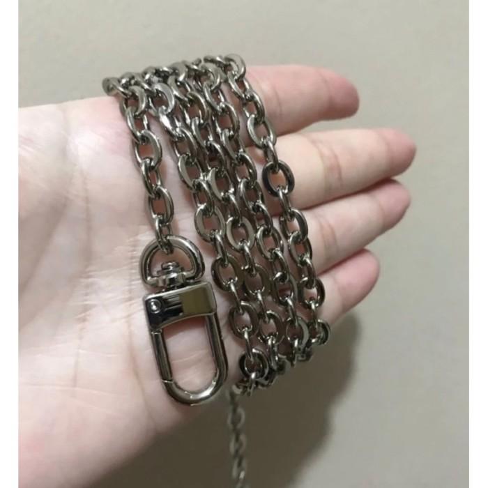 BAG STRAP CHAIN CAISER SILVER / RANTAI TALI TAS STRAP TAS SILVER PADAT