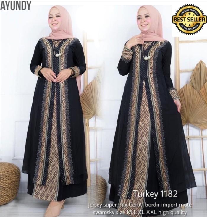 GAMIS ABAYA TURKEY / GAMIS ABAYA ARAB MODEL ERBARU 2020