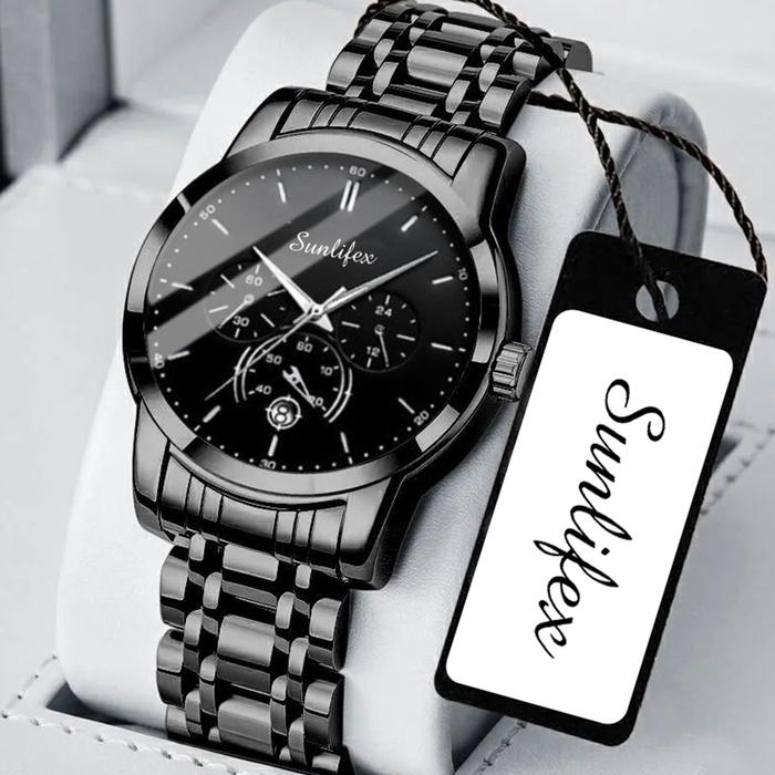 Sunlifex Jam Tangan Expedition Pria 2022 Original Asli Bisnis Kasual Anti Air Jam Tangan Cowok Keren