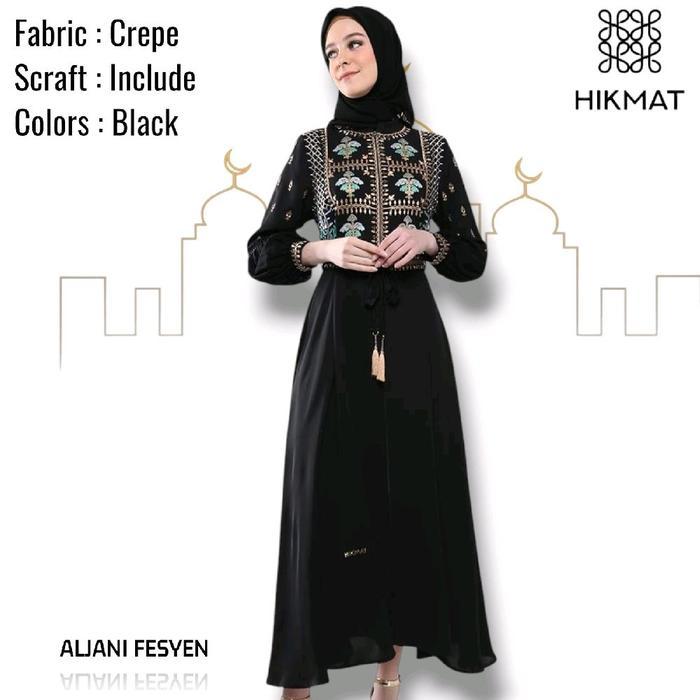 ABAYA HIKMAT FASHION ORIGINAL A3845