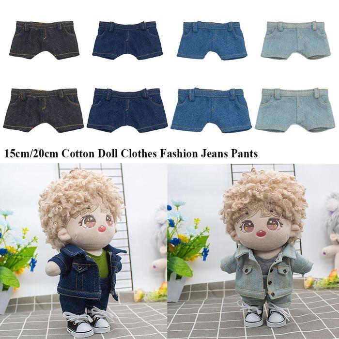 Dolls Clothes Coat Tops Casual Wears Fashion Cotton Pants 15cm Doll Jeans 15cm/20cm Doll Clothes Dol
