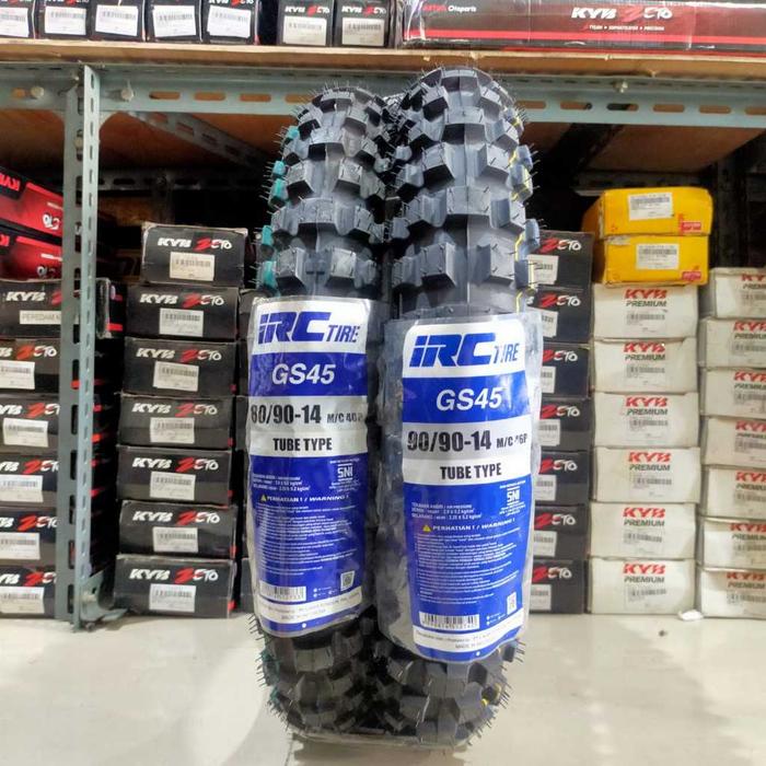 Ban Motor Cross IRC GS 45 70/90-14 80/90-14 90/90-14 Tube Type Ring 14 Untuk Matic