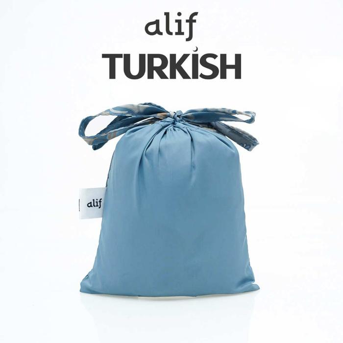 (Langsung Diproses) Mukena Traveling Mini Alif Modern Wear Turkish Motif Parasut Premium Korea Trave