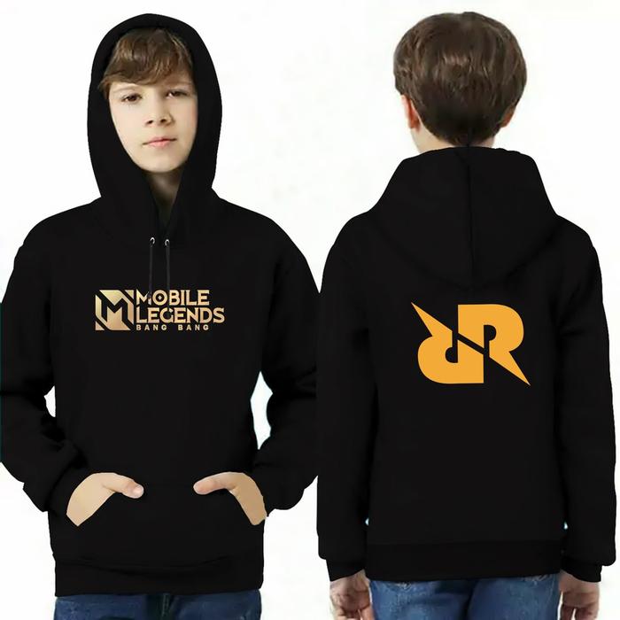 Hoshi - Hoodie Anak ML RRQ - Jaket ML RRQ - Hoodie Mobile legend RRQ / Sweater ML RRQ 6-13 TAHUN