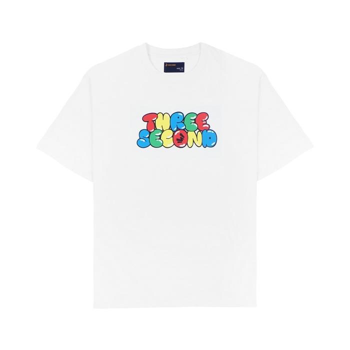 【HOT】 3Second Kids Kaos Anak Laki-Laki Katun Lengan Pendek Soft Cn Basic Script 111123 Tee