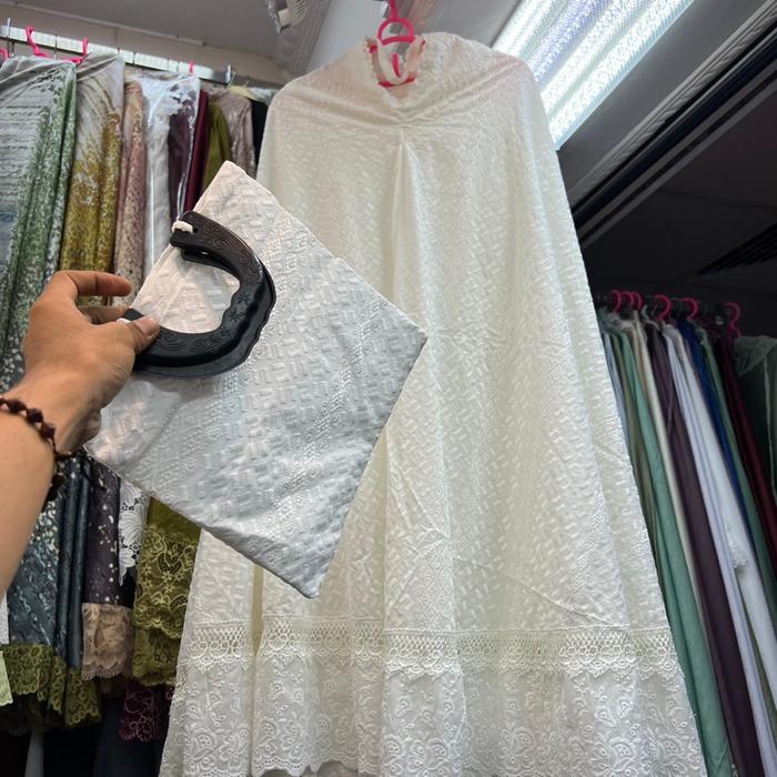 (Langsung Diproses) (Katun Rubiah Turki) Mukena Katun Premium Size Jumbo