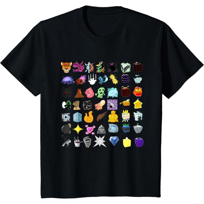 Baju Kaos Anak Pum Devil Fruit shirt, Devil's Fruit of Blox Fruit T-Shirt