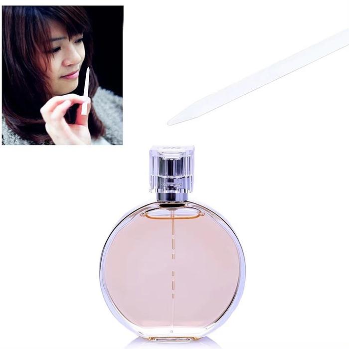 STORE ABADI - Label Strip - Kertas Parfum Blotter Strip Test Aroma Model Kepala Bulat Tebal / Smelli
