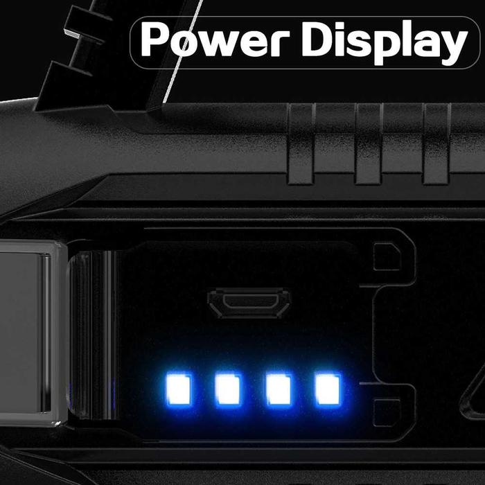 STORE ABADI - BISA COD - Senter LED BESAR Pocketman Super Terang Jauh 2KM Tahan Air / Senter LED Cas