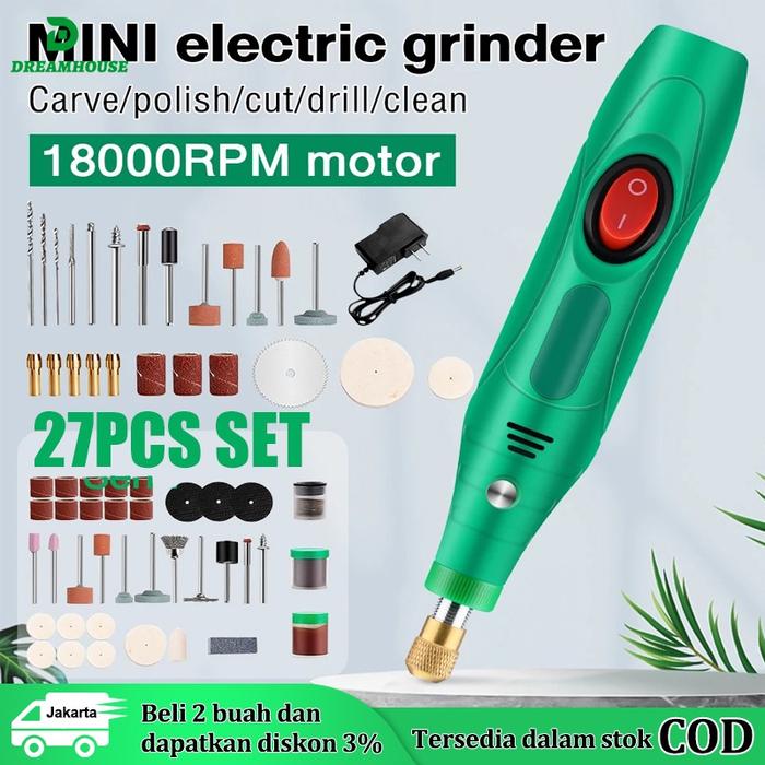 Produk Bor mini grinder amplas bor Mini gerinda set 132pcs/27pcs Gerinda mini Bor Mini 12V DC 15000