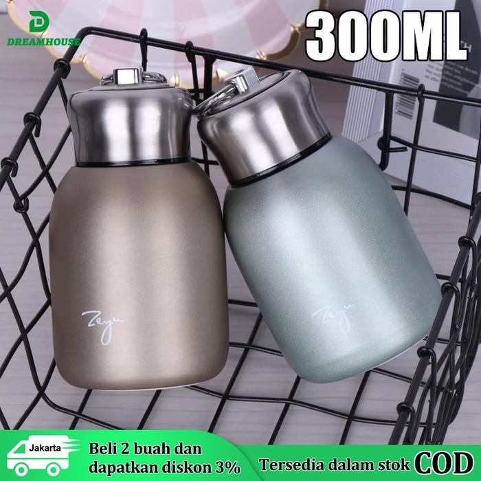 Produk Tumbler Botol Minum Elegant 300ml/ Thermos Mini Tahan Panas dan Dingin / Tumbler Elegant Taha