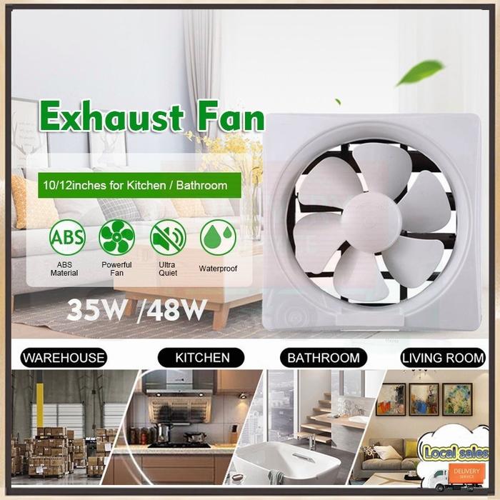 Produk Exhaust Fan / Kipas Angin Hexos Plafon Dak 8 inch / 10 inch/220V Exhaust Fan 6 Inch Ventilati