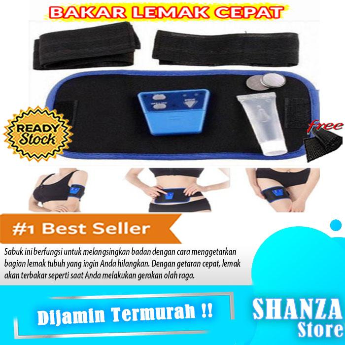 STORE ABADI - BISA COD - Sabuk Getar Pembakar Lemak Perut ABGymnic Sabuk Getar Pelangsing Tubuh Alat