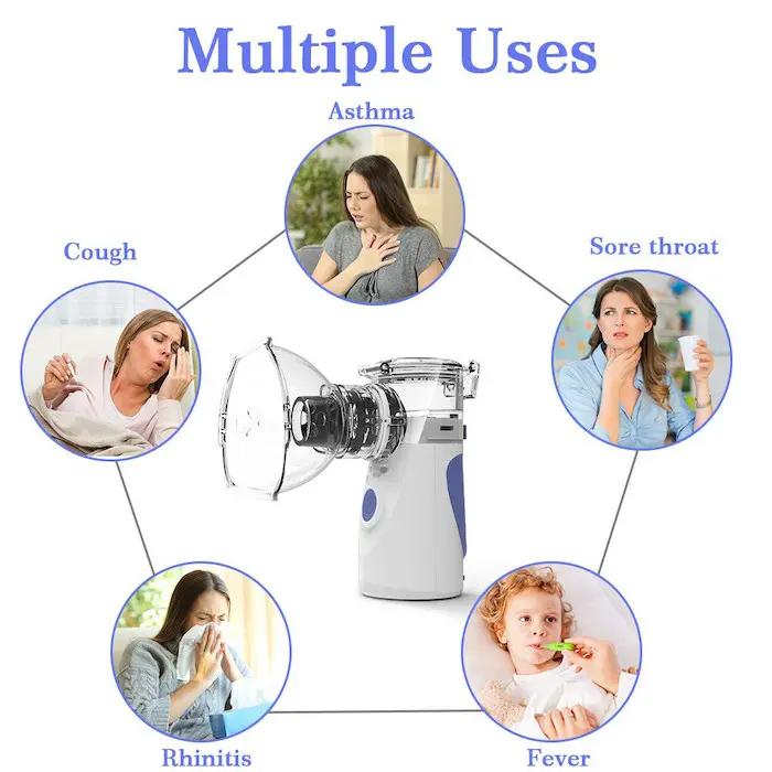 STORE ABADI - Nebulizer Mini - Alat Inhalasi Ultrasonic Mini - Ultrasonic Nebulizer - Alat Terapi Pe