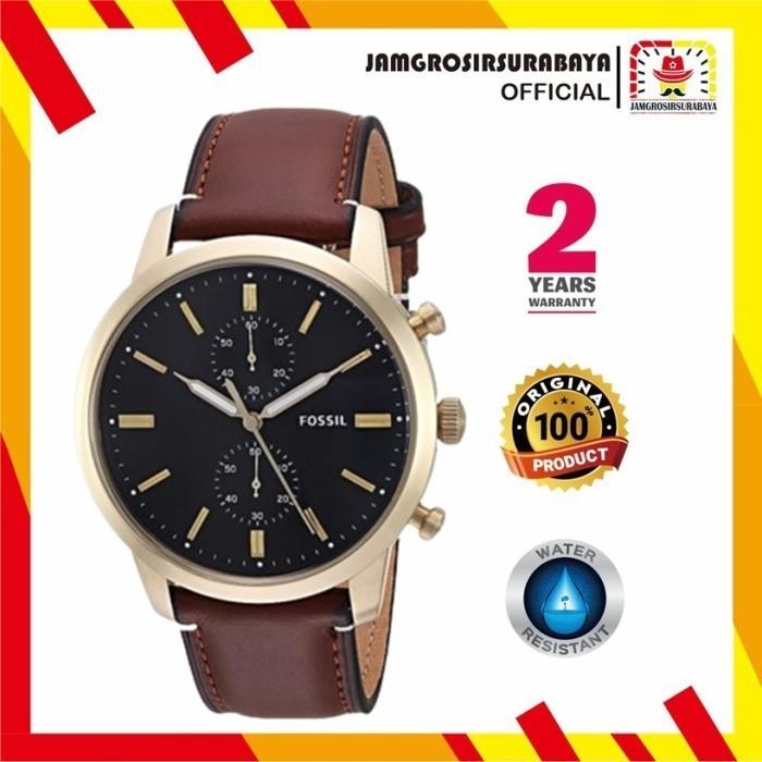 Jam Tangan Pria FS 5338 / FS5338 Leather Original