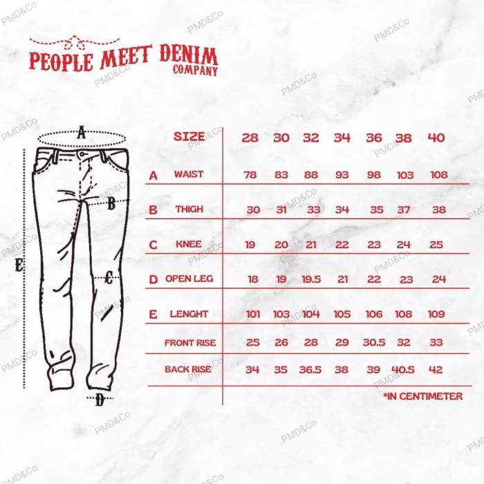 PMD & CO - SAVANNAH MONITOR - Denim Selvedge Accent - Jeans Pria
