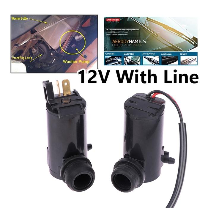 STORE ABADI - Motor Pump Windshield Washer Dinamo Tabung Air Wiper Pompa Air Wiper Semprotan Air Wip