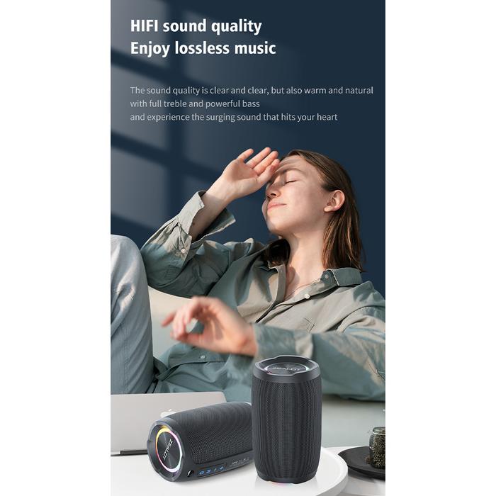 STORE ABADI - BISA COD - PROMO ZEALOT S49 Speaker Portable Bluetooth 5.2 HIFI RGB Waterproof IP67 36