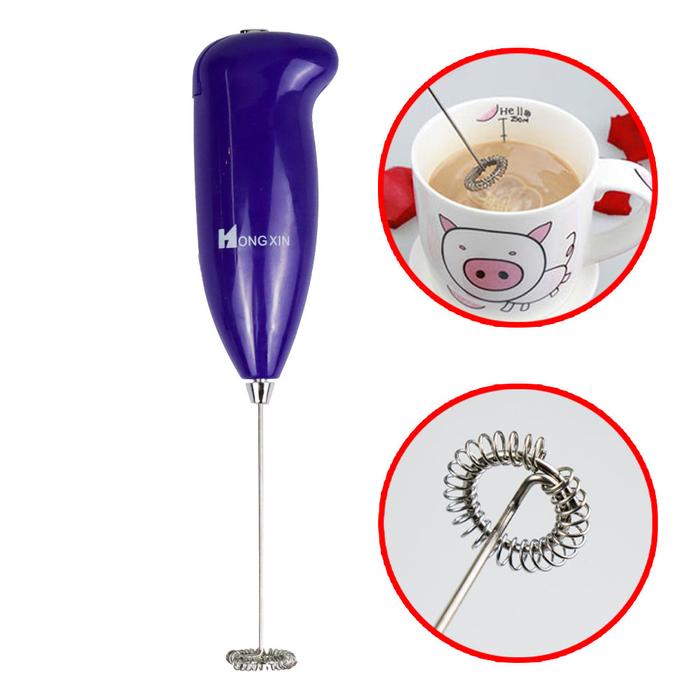 STORE ABADI - BISA COD - Hand Mixer Mini Pembuih Kopi Susu Milk Frother Battery Power TERLARIS PALIN