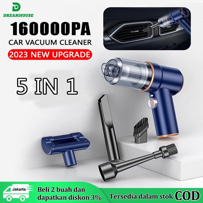 Produk 5in1 blower kipas mini penyedot debu portable Alat penyiaran kompresor listrik vakum jet clea