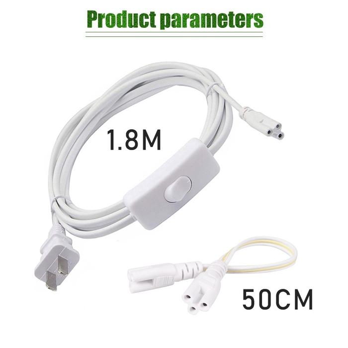 STORE ABADI - Soket Fitting Konektor Lampu Panjang T5 / T8 Kabel Sambungan 3 Jalur TERLARIS PALING M